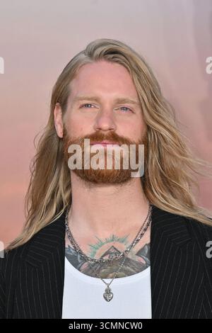 Harleston, Großbritannien. September 2025. London, Großbritannien - 16. September 2025 Sam Ryder bei London Premiere von One Battle After Again am Odeon Luxe Leicester Square, London, England. CAP/JOR © JOR/Capital Pictures Credit: Capital Pictures/Alamy Live News Stockfoto