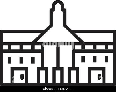 Mosque House Symbol Stock Vektor