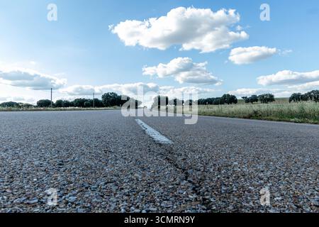 Getreidefelder von La dehesa de salamanca in spanien Stockfoto