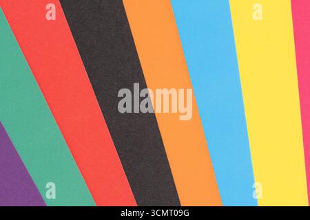 Farbiger Papierhintergrund. Bunte Papierstruktur für das Design Stockfoto