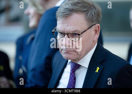 Neujahrsempfang, 75. Jubiläum des Zentralrats der Juden Neujahrsempfang, 75. Jubiläum des Zentralrats der Juden in Deutschland, Jüdisches Museum Berlin, Rosch-Haschana-Empfang, Johann Wadephul, Bundesminister des Auswärtigen Berlin Berlin Berlin GER *** Neujahrsempfang, 75. Jahrestag des Zentralrats der Juden Neujahrsempfang, 75. Jahrestag des Zentralrats der Juden in Deutschland, Jüdisches Museum Berlin, Rosch Hashanah-Empfang, Johann Wadephul, Bundesminister für Auswärtige Angelegenheiten Berlin Berlin GER Stockfoto