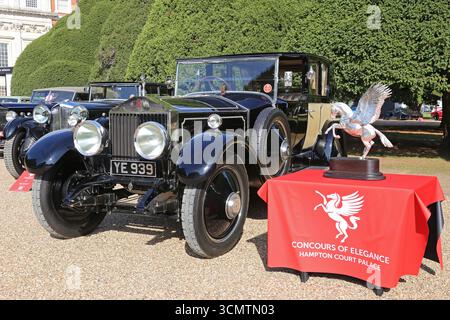 Rolls-Royce Phantom I „Phantom of Love“ (1926), Concours of Elegance 2025, Hampton Court Palace, London, Großbritannien, Europa Stockfoto
