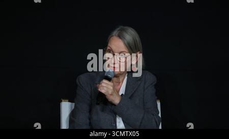Berlin, Deutschland, 17. September 2025. Bundespräsident Frank-Walter Steinmeier ehrte das Kino mit einem Kulturabend zusammen mit İlker Catak, Doris Dörrie, Maria Schrader und Wim Wenders. Foto: Klaus Kroenert Credit: Klaus Kroenert/Alamy Live News Stockfoto