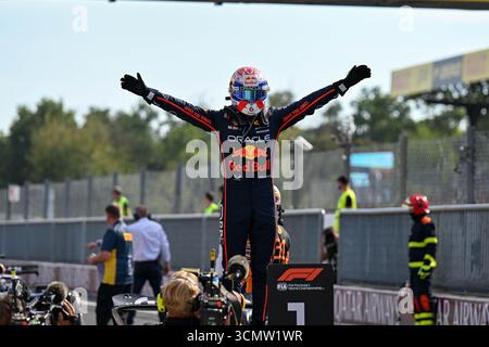 ItalianGP GP F1 2025 am 7. September 2025 in Monza, Italien – Formel 1 Max Verstappen Fahrer für Red Bull Stockfoto