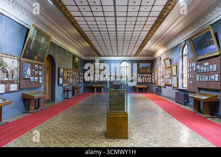 Das Innere des Stalin-Museums, das dem sowjetischen Politiker, Revolutionär und Diktator Joseph Stalin (1878–1953) in Gori, Georgien, gewidmet ist Stockfoto