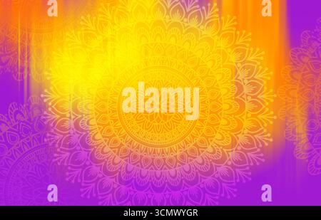 Farbenfroher abstrakter Hintergrund rosa Gelb Stockfoto