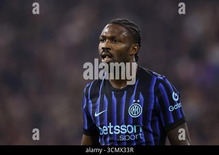 AMSTERDAM: Marcus Thuram vom FC Internazionale Milano während des UEFA Champions League-Spiels zwischen AFC Ajax und FC Internazionale Milano am 17. September 2025 in der Johan Cruijff Arena in Amsterdam. ANP | Hollandse Hoogte | Maurice van Steen Stockfoto