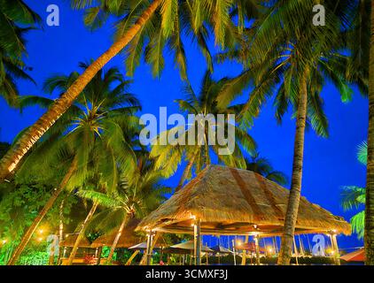 First Landing Beach Resort, Nalamu Beach am Vuda Point, in der Nähe von Nadi, Viti Levu, Fidschi, Südpazifik Stockfoto