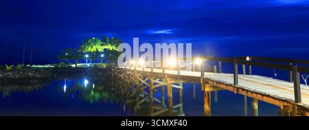 First Landing Beach Resort, Nalamu Beach am Vuda Point, in der Nähe von Nadi, Viti Levu, Fidschi, Südpazifik Stockfoto