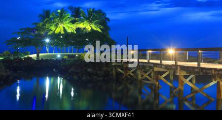 First Landing Beach Resort, Nalamu Beach am Vuda Point, in der Nähe von Nadi, Viti Levu, Fidschi, Südpazifik Stockfoto