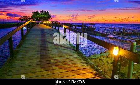 First Landing Beach Resort, Nalamu Beach am Vuda Point, in der Nähe von Nadi, Viti Levu, Fidschi, Südpazifik Stockfoto