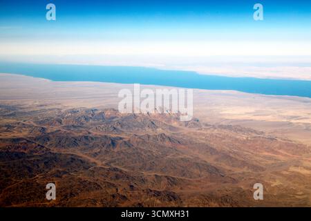 Das Rote Meer aus der Luft, Hurghada, Ägypten Stockfoto