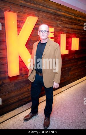 London, UK, Mittwoch, 17. September 2025 Mark O’Rowe (Schriftsteller) nimmt an der Presseabende der Reunion im Kiln Theatre in Kilburn, London Teil. Quelle: DavidJensen / Empics Entertainment / Alamy Live News Stockfoto