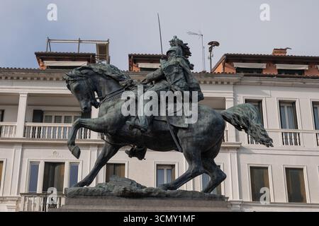 Denkmal für Victor Emmanuel II. In Venedig, Italien. Stockfoto