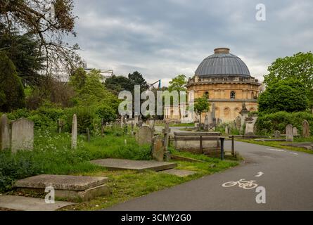 Ein Bild des Brompton Cemetery im Royal Borough of Kensington and Chelsea. Stockfoto