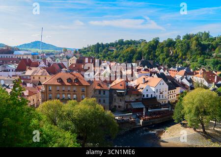 Ceski Krumlov Stockfoto