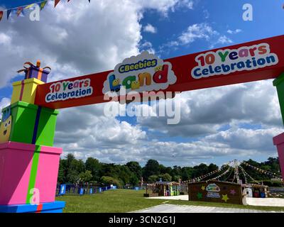 10 Jahre Feier des Kinder-Freizeitparks CBeebies Land Stockfoto