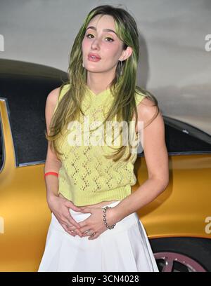 Los Angeles, USA – 15. September 2025: Phem nimmt an der Premiere von London Calling Teil Stockfoto