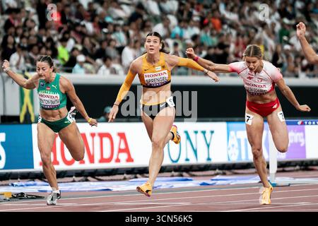 Tokio, Japan. September 2025. Sandrina Sprengel (Siebenkampf Frauen, LG Steinlach-Zollern), JPN, Leichtathletik, Leichtathletik, Leichtathletik, Leichtathletik-Weltmeisterschaften 2025, Weltmeisterschaft 2025, Tokio 2025, 19.09.2025, Foto: Eibner-Pressefoto/Stefan Mayer Credit: dpa/Alamy Live News Stockfoto