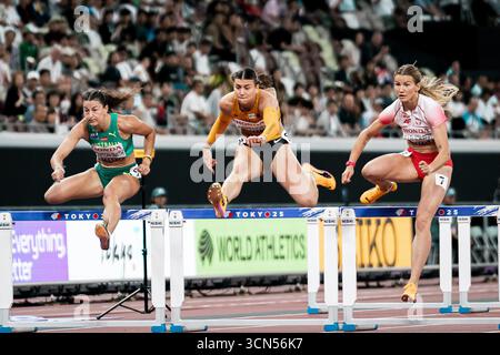 Tokio, Japan. September 2025. Sandrina Sprengel (Siebenkampf Frauen, LG Steinlach-Zollern), JPN, Leichtathletik, Leichtathletik, Leichtathletik, Leichtathletik-Weltmeisterschaften 2025, Weltmeisterschaft 2025, Tokio 2025, 19.09.2025, Foto: Eibner-Pressefoto/Stefan Mayer Credit: dpa/Alamy Live News Stockfoto