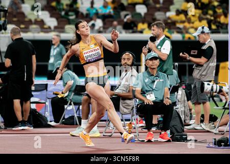 Tokio, Japan. September 2025. Sandrina Sprengel (Siebenkampf Frauen, LG Steinlach-Zollern), JPN, Leichtathletik, Leichtathletik, Leichtathletik, Leichtathletik-Weltmeisterschaften 2025, Weltmeisterschaft 2025, Tokio 2025, 19.09.2025, Foto: Eibner-Pressefoto/Stefan Mayer Credit: dpa/Alamy Live News Stockfoto