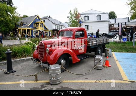 Baie-Saint-Paul am 6. September 2025 in Baie-Saint-Paul, Kanada. Stockfoto
