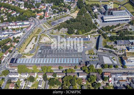 Luftaufnahme, Stadtzentrum West, Westpark, Gahlensche Straße, Alleestraße, Kruppwerke, Bochum, Ruhrgebiet, Nordrhein-Westfalen, Deutschland, DE, Europa Stockfoto