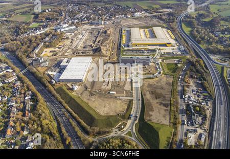 Baustelle, Neubau DHL Logistik, Büroadresse Büro 51AÂ°7, Bürogebäude Goldbeck, ehemaliger Opel Standort, ehemalige Opel Verwaltung Stockfoto