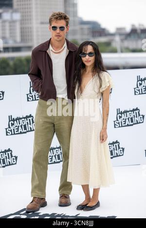 Cast nimmt an dem Fotogespräch mit Austin Butler, Zoe Kravitz Teil Where: London, United Kingdom When: 19 Aug 2025 Credit: Phil Lewis/WENN Stockfoto
