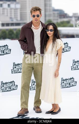 Cast nimmt an dem Fotogespräch mit Austin Butler, Zoe Kravitz Teil Where: London, United Kingdom When: 19 Aug 2025 Credit: Phil Lewis/WENN Stockfoto