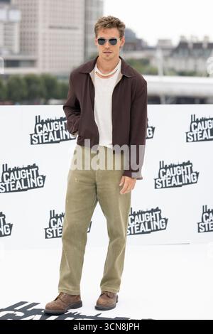 Cast nimmt an dem Filmfoto mit: Austin Butler Where: London, Vereinigtes Königreich When: 19 Aug 2025 Credit: Phil Lewis/WENN Stockfoto