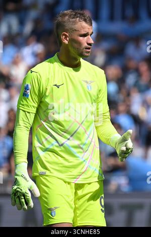 Roma, Latium. September 2025. Ivan Provedel von SS Lazio während der Serie A Enilive Match zwischen SS Lazio und Roma im olimpico-Stadion in Rom 21. September 2025 Credit: massimo insabato/Alamy Live News Stockfoto