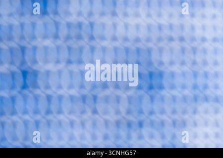 Blauer Bokeh-Hintergrund. Abstrakter Hintergrund Stockfoto