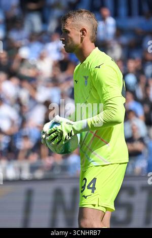 Roma, Latium. September 2025. Ivan Provedel von SS Lazio während der Serie A Enilive Match zwischen SS Lazio und Roma im olimpico-Stadion in Rom 21. September 2025 AllShotLive Credit: SIPA USA/Alamy Live News Stockfoto