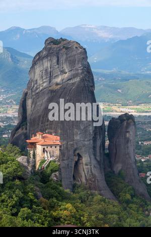 Roussanou Kloster in Meteora, Griechenland Stockfoto