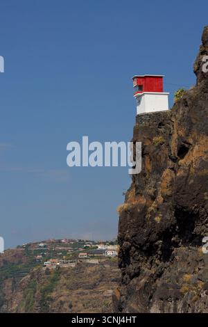 Riviera Brava Harbour, Madeira Island, Portugal, Nordatlantik Stockfoto