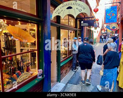 Fan Tan Alley, Victoria, British Columbia, Kanada Stockfoto