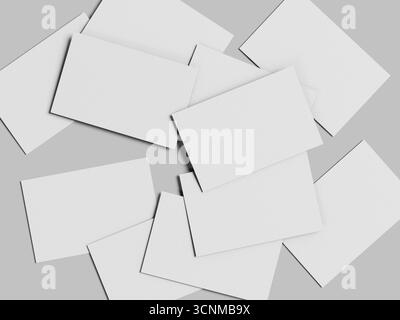 Mockup Für Moderne Visitenkarten Stockfoto