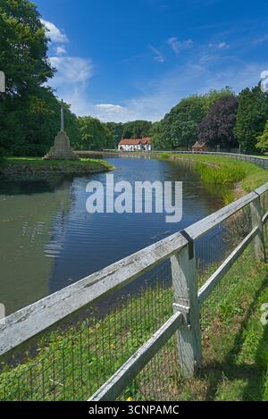 Bishop Burton, in der Nähe von Beverley, dem East Riding of Yorkshire. Dieses hübsche Dorf liegt etwa 43 Meilen von der Stadt York entfernt und hat eine lange Geschichte. Stockfoto