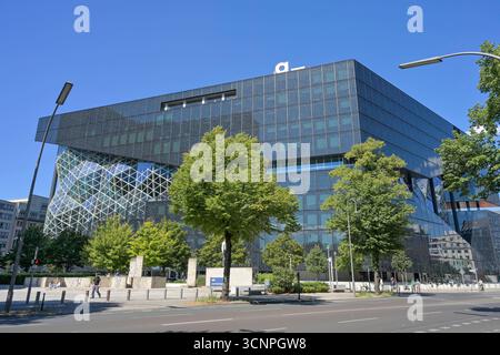 Neubau Springer-Verlag, Axel-Springer-Straße, Zimmerstraße, Kreuzberg, Friedrichshain-Kreuzberg, Berlin, Deutschland *** Neubau Springer Verlag, Axel Springer Straße, Zimmerstraße, Kreuzberg, Friedrichshain Kreuzberg, Berlin, Deutschland Stockfoto