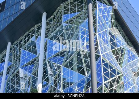 Neubau Springer-Verlag, Axel-Springer-Straße, Zimmerstraße, Kreuzberg, Friedrichshain-Kreuzberg, Berlin, Deutschland *** Neubau Springer Verlag, Axel Springer Straße, Zimmerstraße, Kreuzberg, Friedrichshain Kreuzberg, Berlin, Deutschland Stockfoto