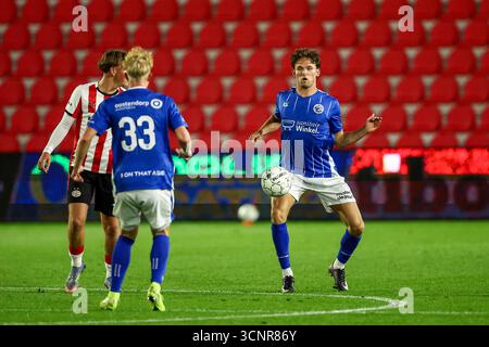 Eindhoven, Niederlande. September 2025. EINDHOVEN, 22.09.2025, PSV Campus de Herdgang, Saison 2025/2026, niederländischer Keuken Kampioen Divisie Football, Spiel zwischen Jong PSV und den Bosch, Foto zeigt FC den Bosch Spieler Teun van Grunsven Credit: Pro Shots/Alamy Live News Stockfoto
