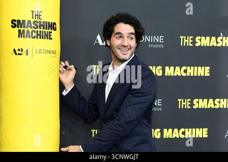 Benny Safdie bei der Deutschlandpremiere von THE SMASHING MACHINE in Berlin am 22.09.2025 *** Benny Safdie bei der deutschen Premiere der SMASHING MACHINE in Berlin am 22 09 2025 Stockfoto