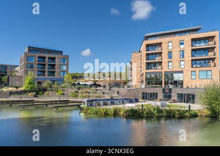 Campbell Wharf in Milton Keynes Stockfoto