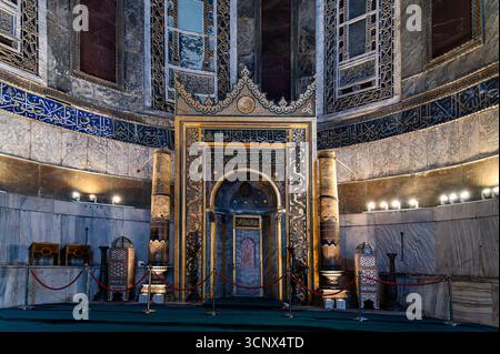 Hagia Sophia Große Moschee, Istanbul, Turkiye Stockfoto
