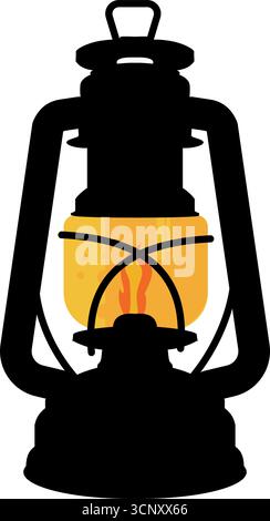Alte Laterne, Illustration - Vektor Stock Vektor