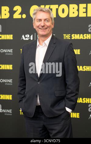 Till Schmerbeck bei der Premiere des Kinofims 'die Smashing Machine' im Zoo Palast. Berlin, 22.09.2025 Stockfoto