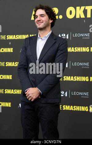 Benny Safdie bei der Premiere des Kinofims „The Smashing Machine“ im Zoo Palast. Berlin, 22.09.2025 Stockfoto