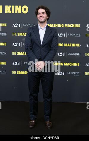 Benny Safdie bei der Premiere des Kinofims „The Smashing Machine“ im Zoo Palast. Berlin, 22.09.2025 Stockfoto