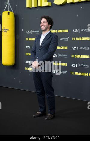 Benny Safdie bei der Premiere des Kinofims „The Smashing Machine“ im Zoo Palast. Berlin, 22.09.2025 Stockfoto